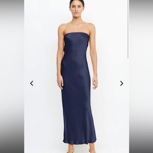 Bec & Bridge MOON DANCE STRAPLESS DRESS